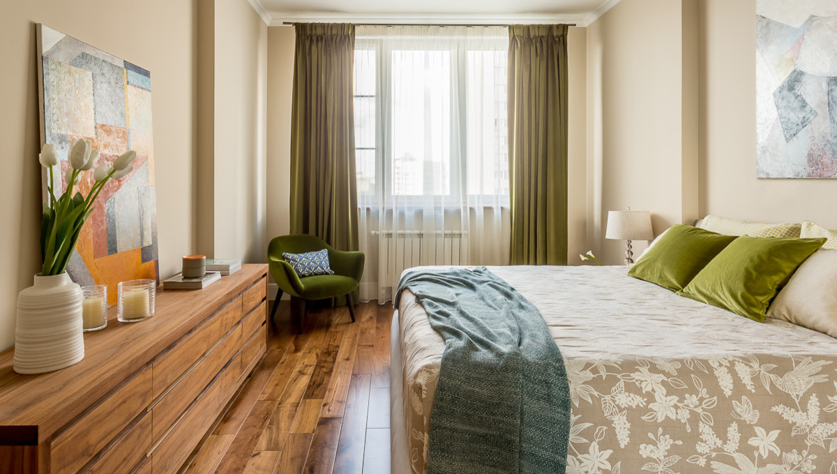 Houzz тур: Квартира в стиле фьюжн для семьи с ребенком