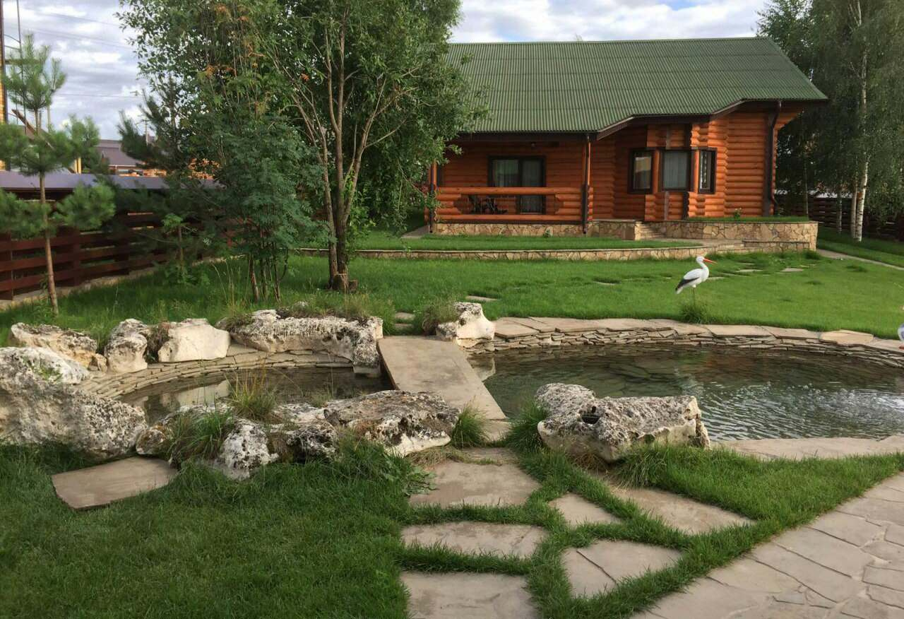 Природный камень песчаник в ландшафтном дизайне