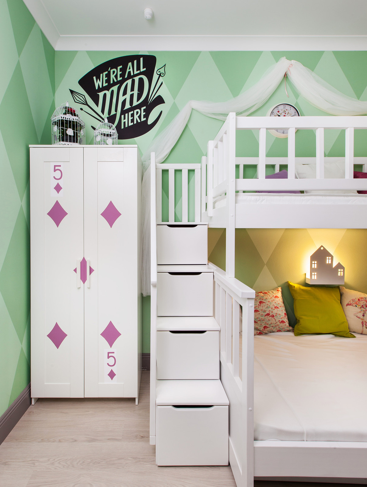 Сказочная детская комната в стиле "Алиса в стране чудес"