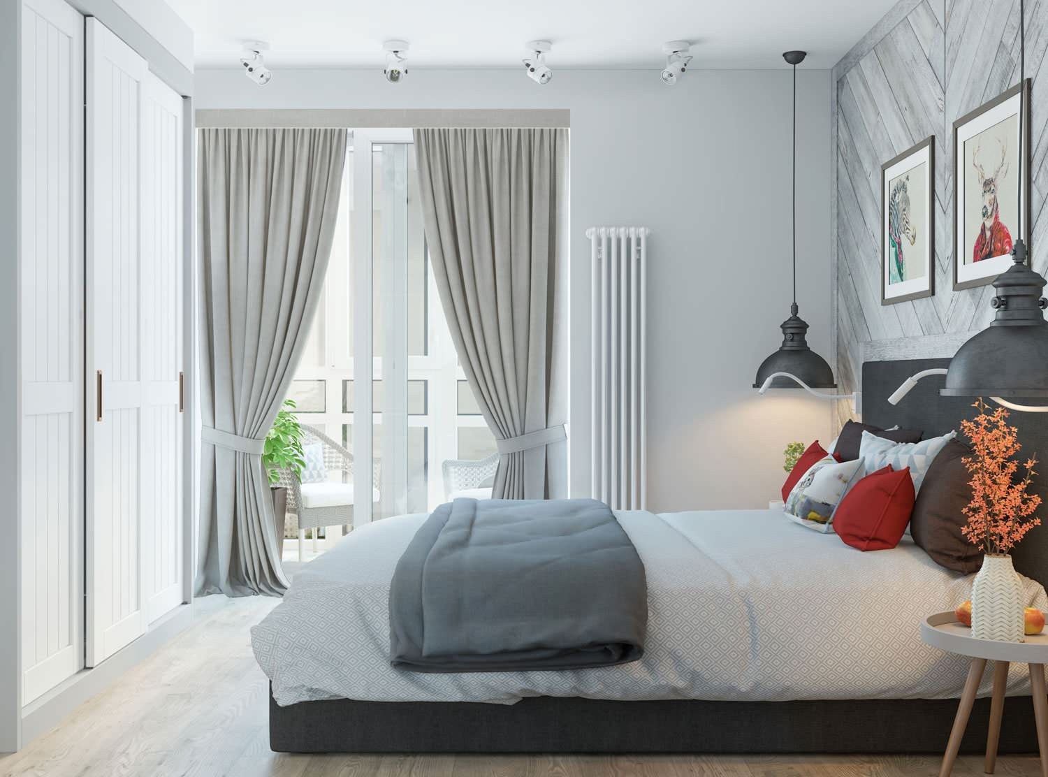 Дизайн спальни ЖК "Татьянин Парк"