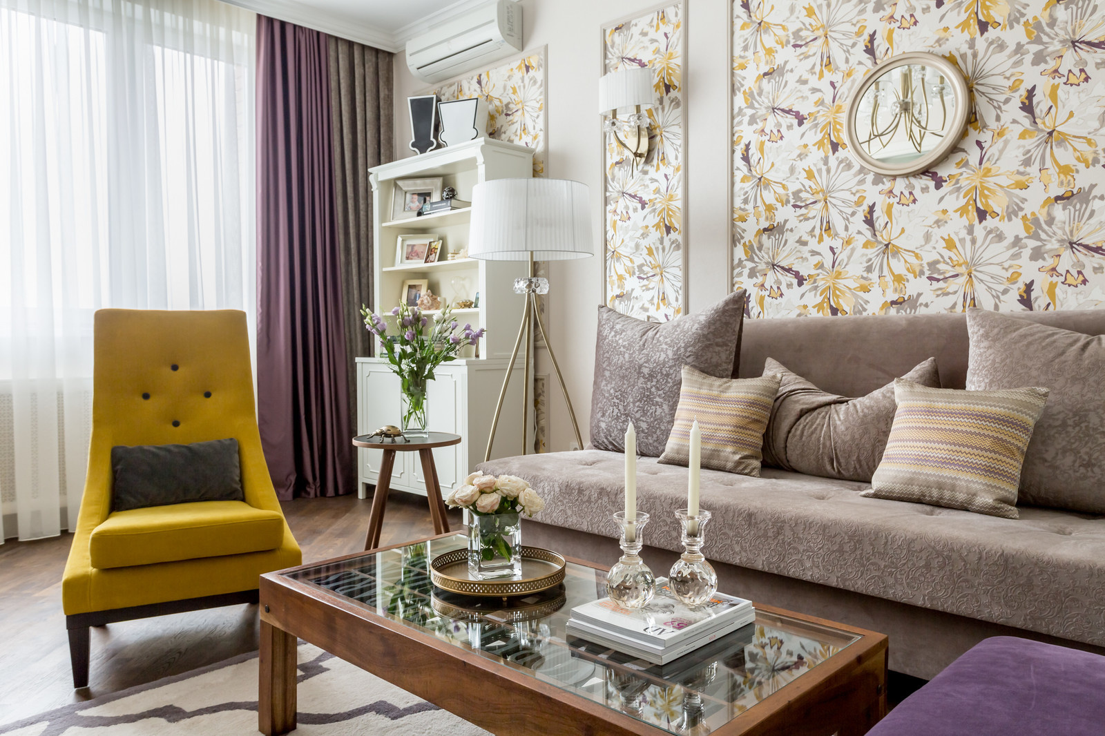 Houzz тур: Как из однокомнатной квартиры сделать яркую двушку