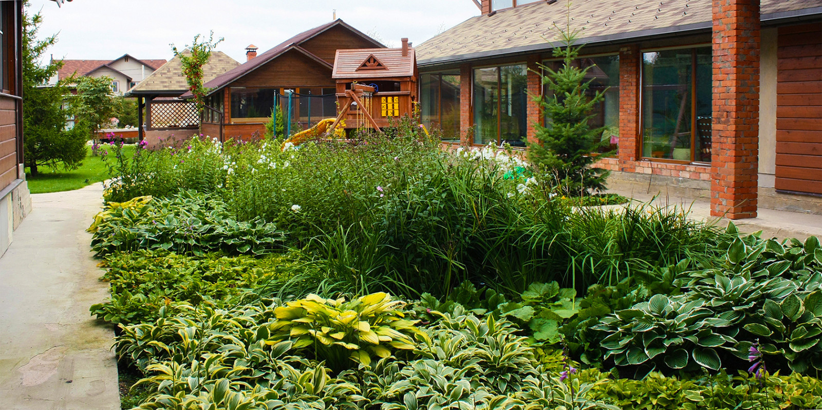 Ландшафтный проект участка в Дмитровском районе.