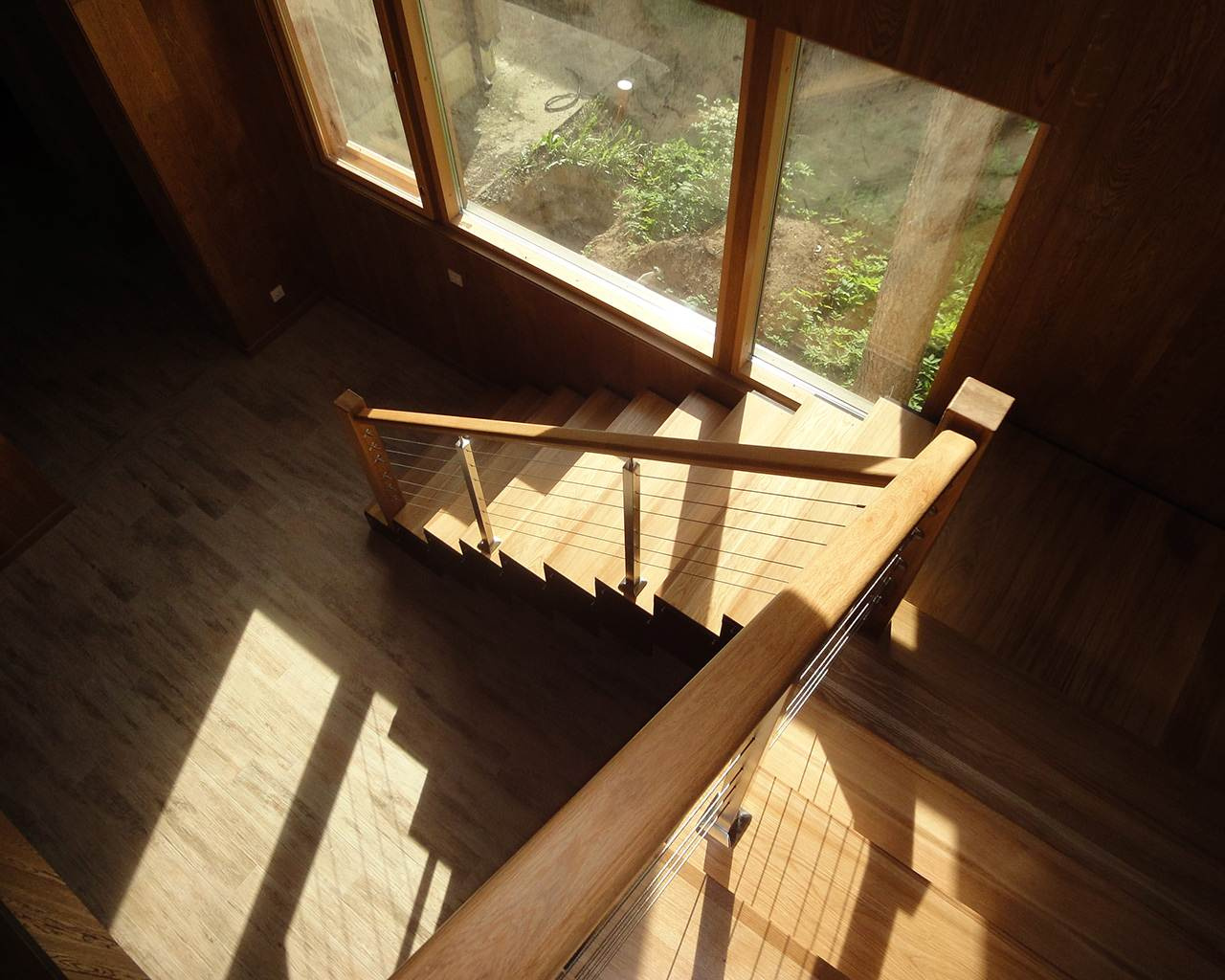 Лестница на второй этаж в Комарово