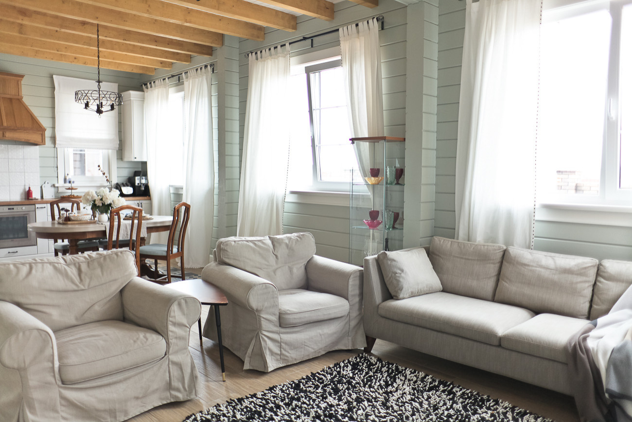 Деревянный гостевой дом в скандинавском стиле