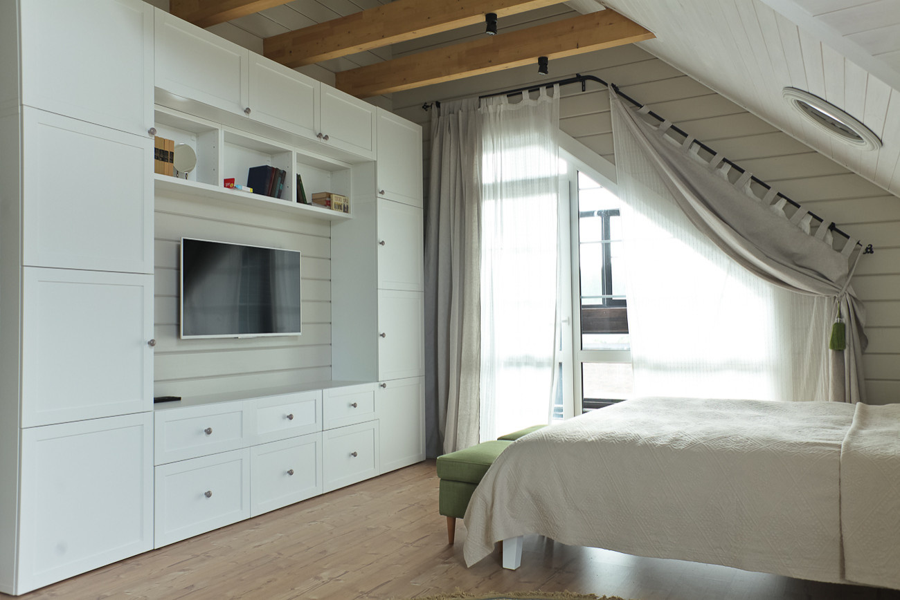 Деревянный гостевой дом в скандинавском стиле