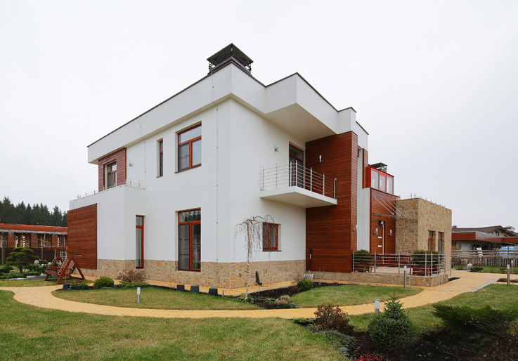 Коттедж "Яхта на причале". Фасад