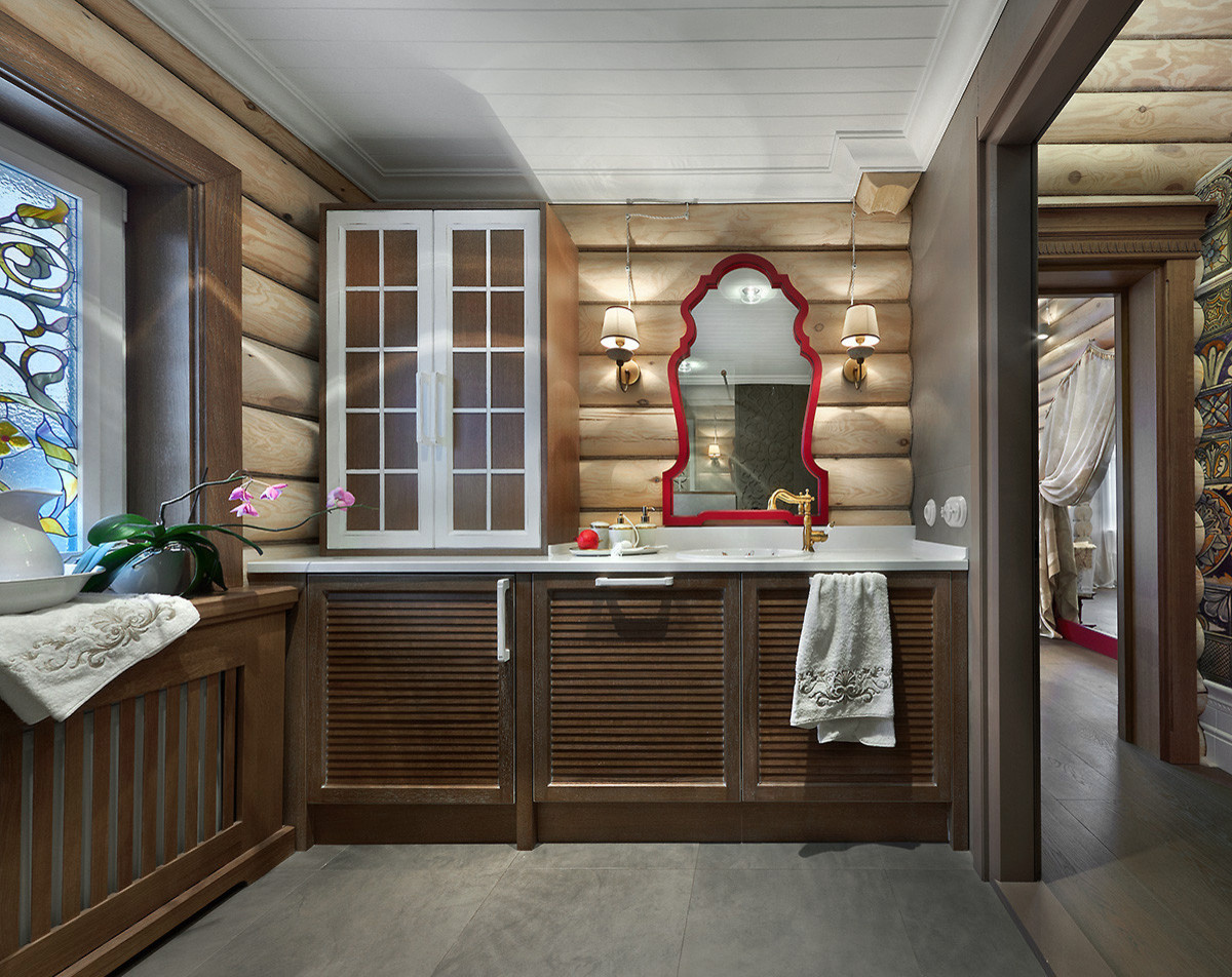 Деревянный загородный дом