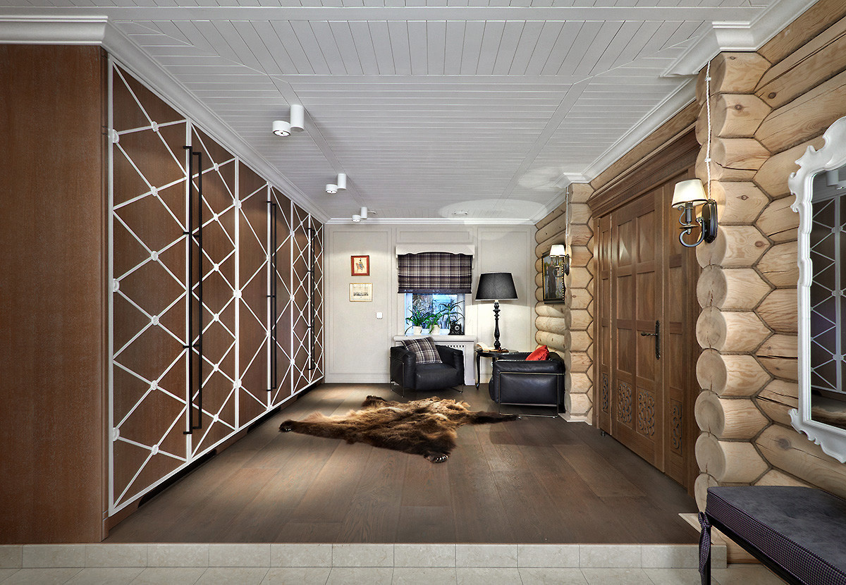 Деревянный загородный дом