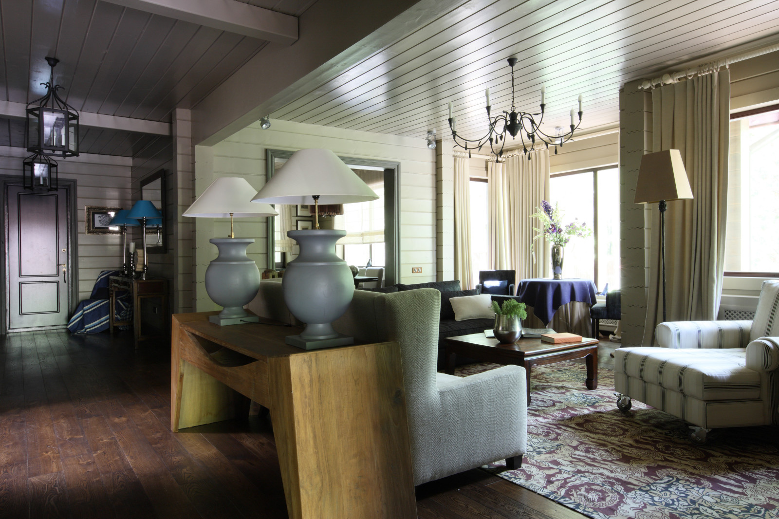 Дом из клееного бруса "Мезонин" от компании "ГрандСтрой"