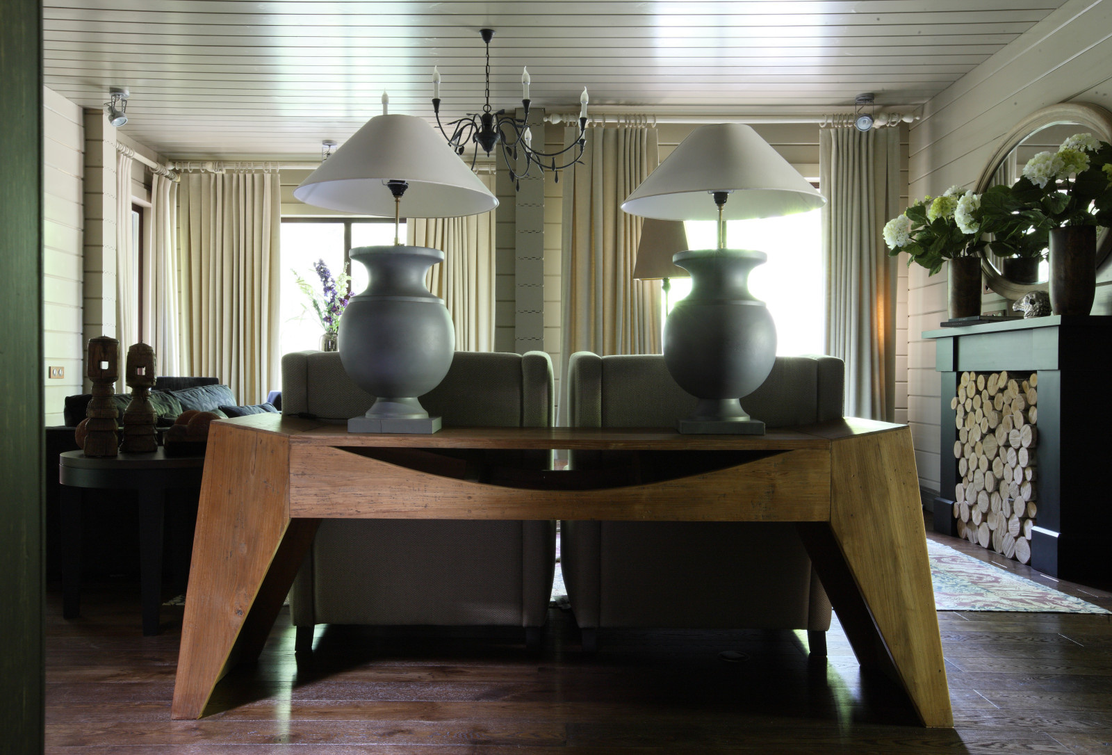 Дом из клееного бруса "Мезонин" от компании "ГрандСтрой"