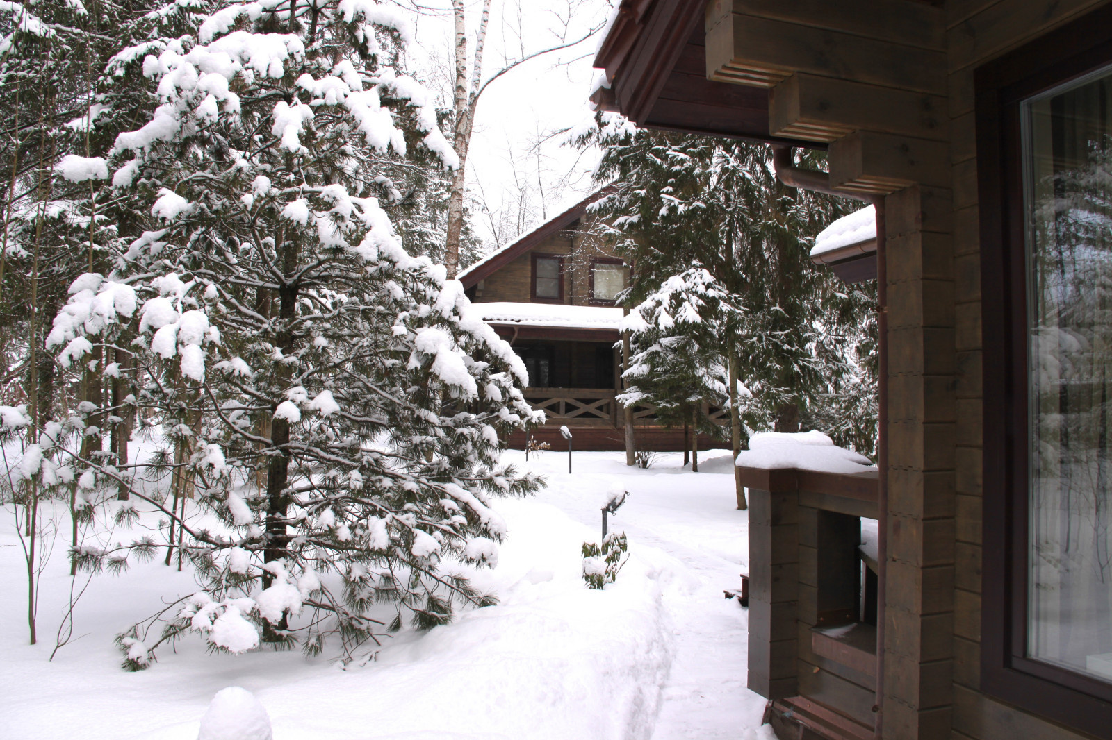 Дом из клееного бруса "Мезонин"