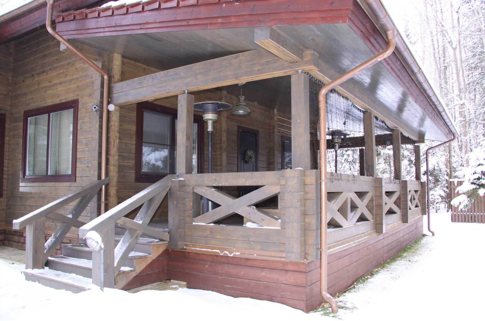 Дом из клееного бруса "Мезонин"