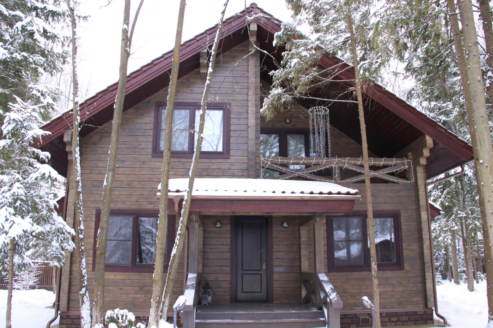 Дом из клееного бруса "Мезонин"