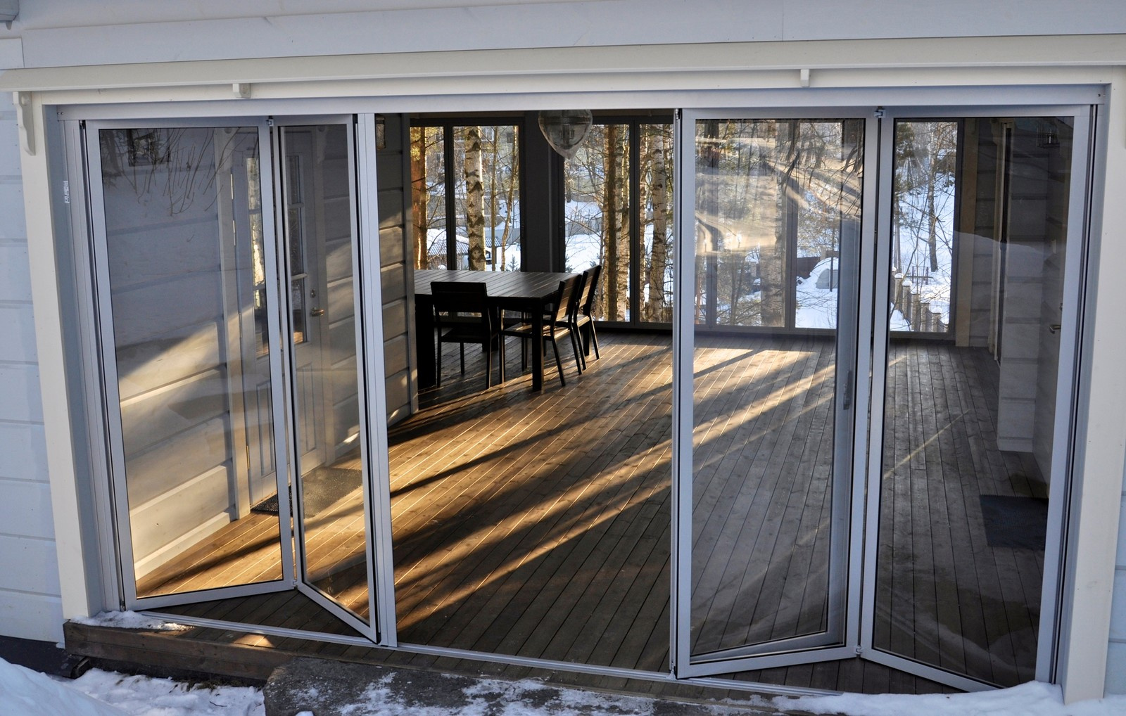 Остекление гостевого дома