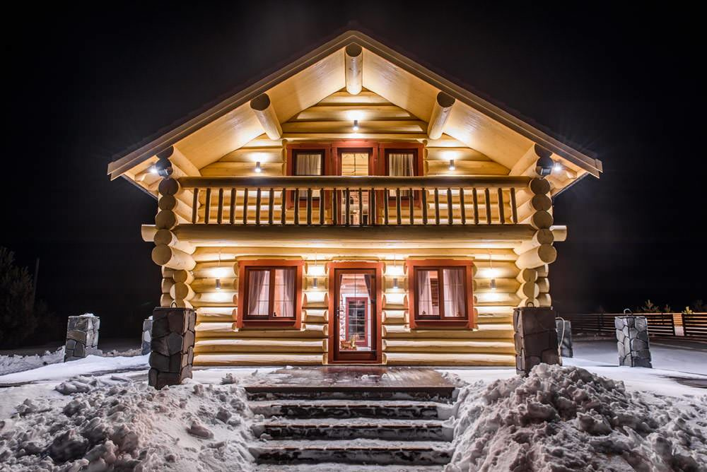 Дом из круглого бревна