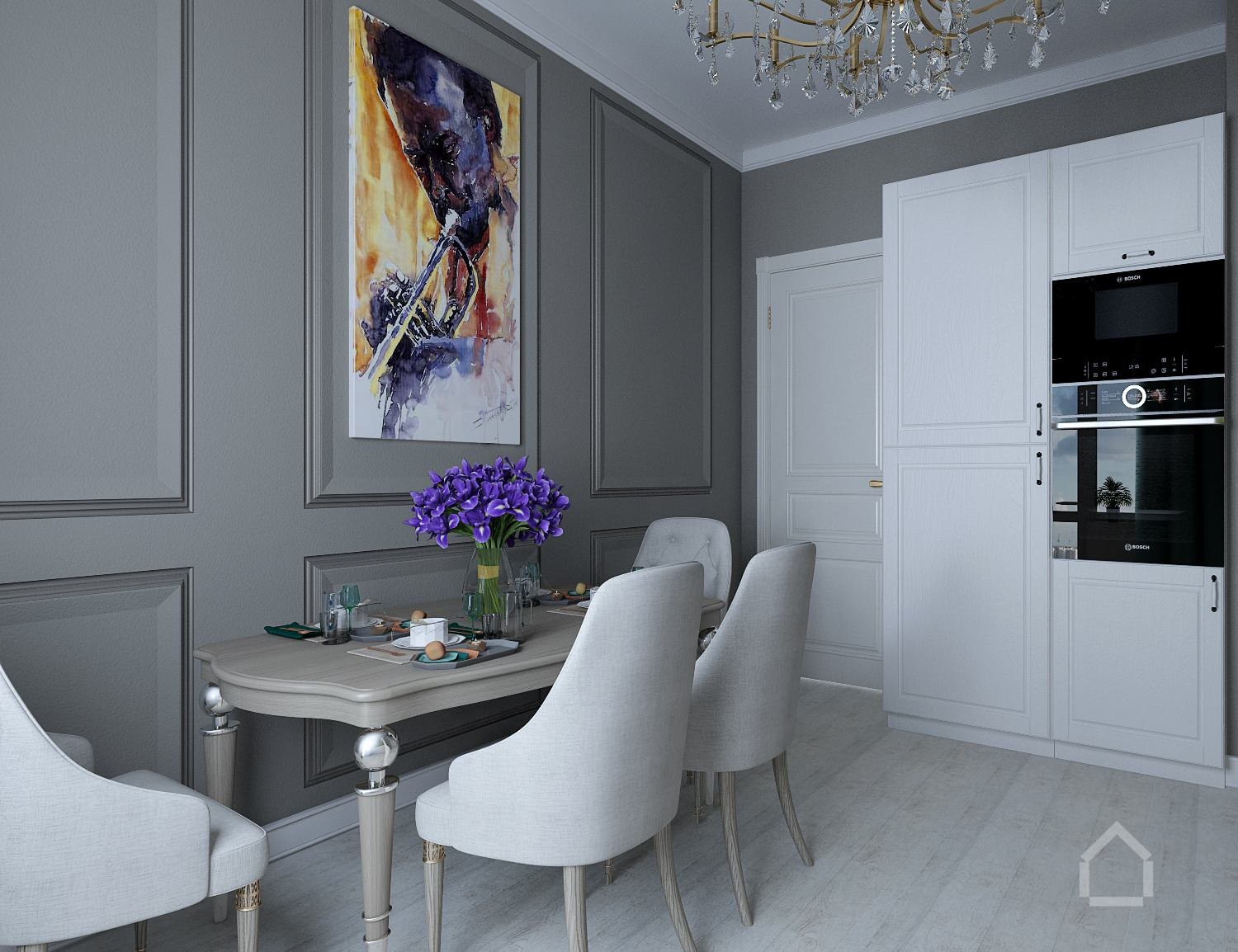 Дизайн проект 3-х комнатной квартиры Кухня