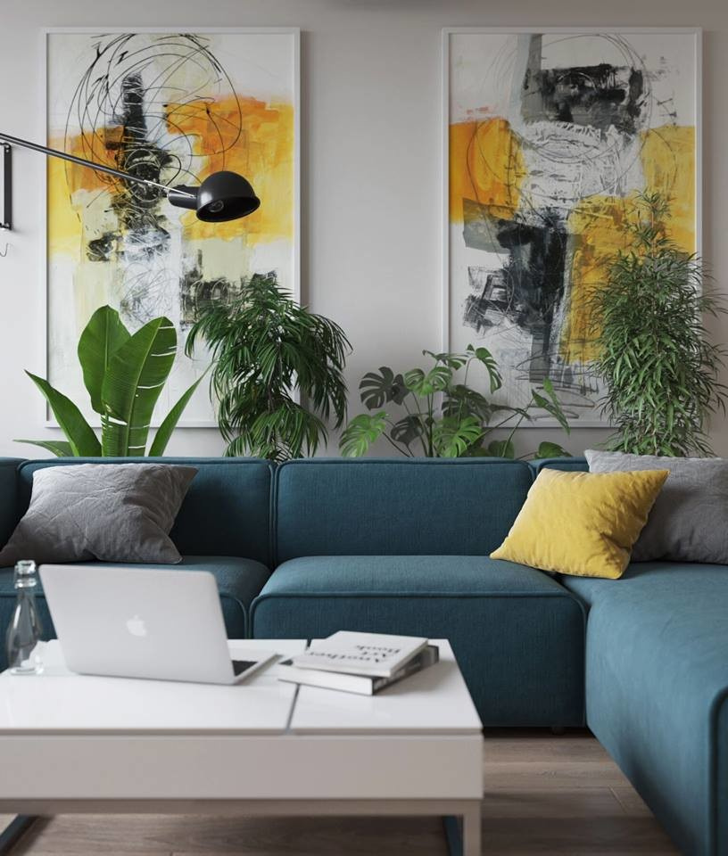 Проект дизайн-студии Salmon Lair в ЖК Дирижабль