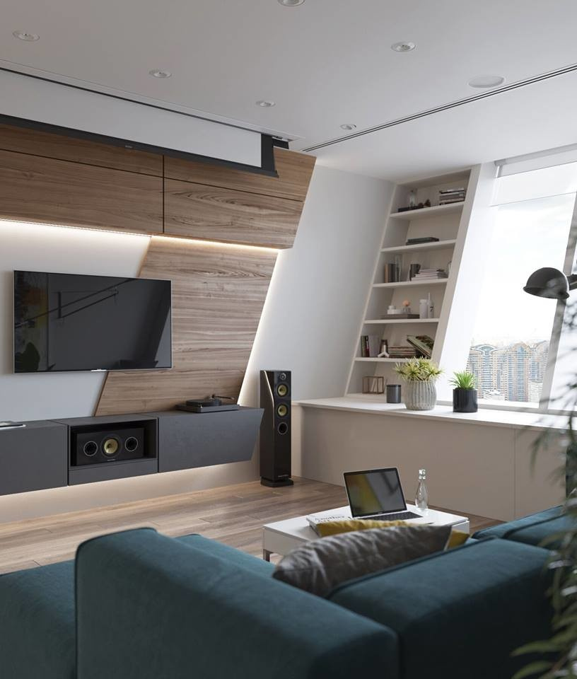 Проект дизайн-студии Salmon Lair в ЖК Дирижабль