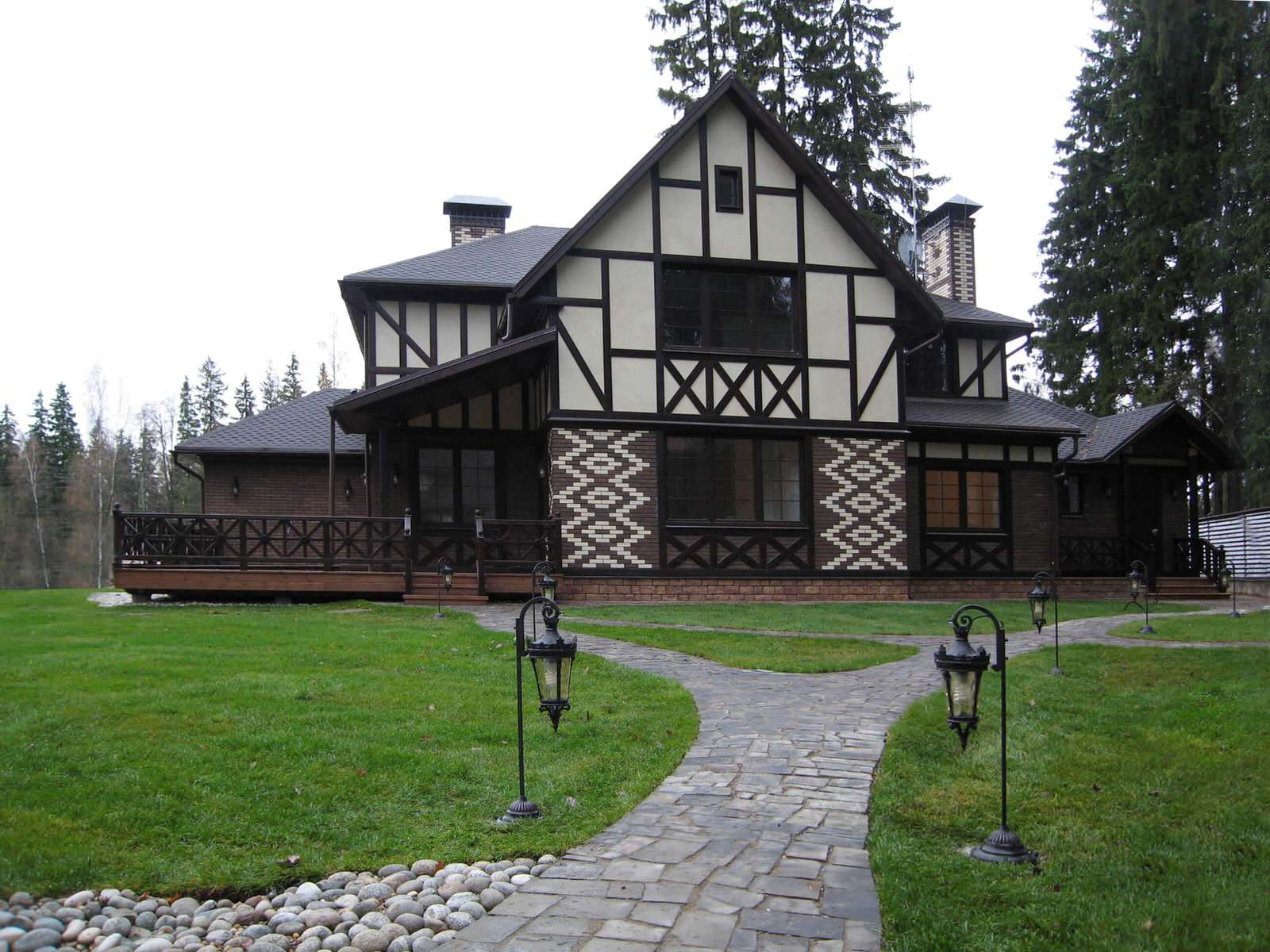 Дома в фахверковом стиле