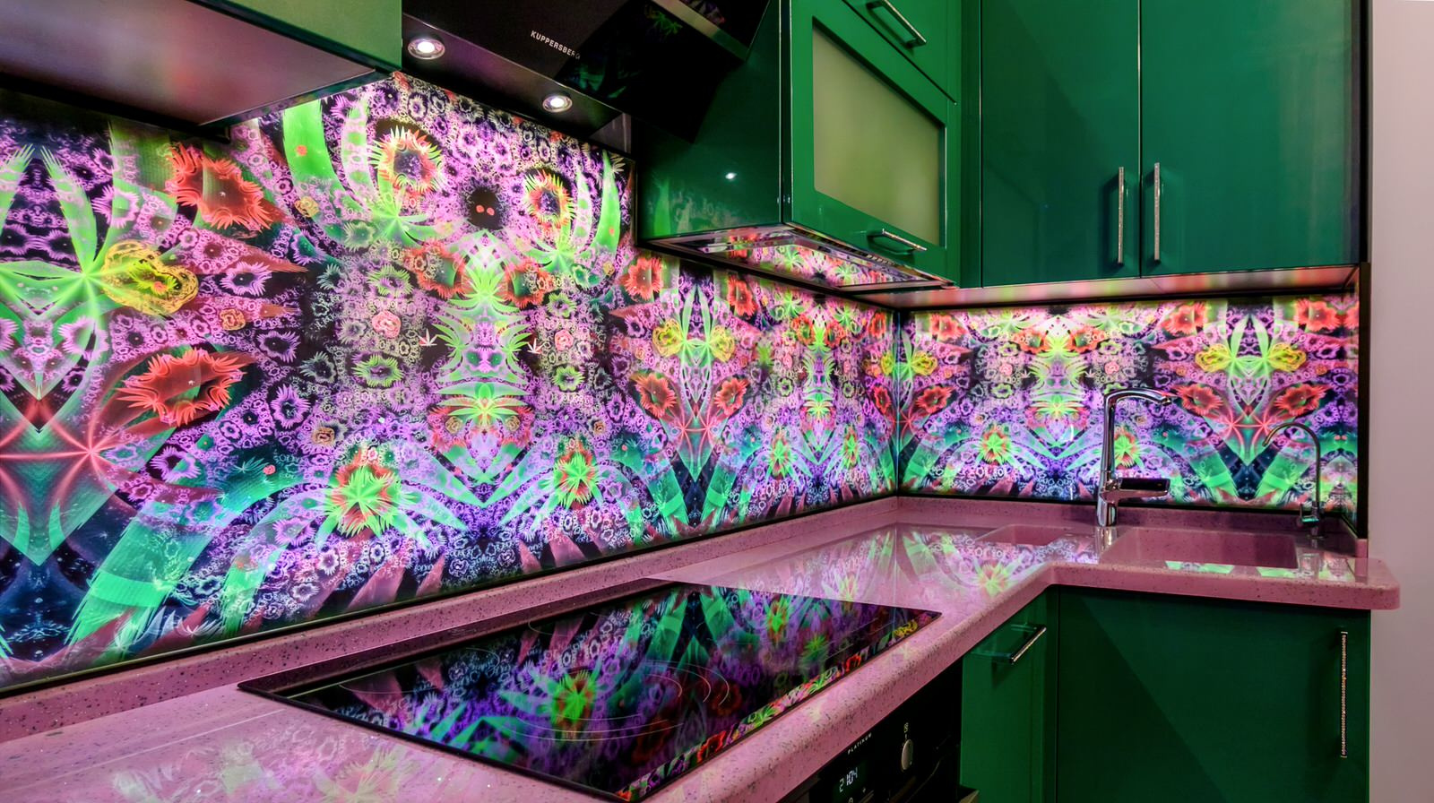 кухонный фартук Playglow для салона "Кухни для Вас"