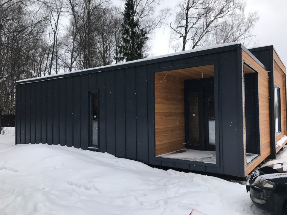 Обложка проекта: Минидом М158 в КП «Лесной пейзаж-2»