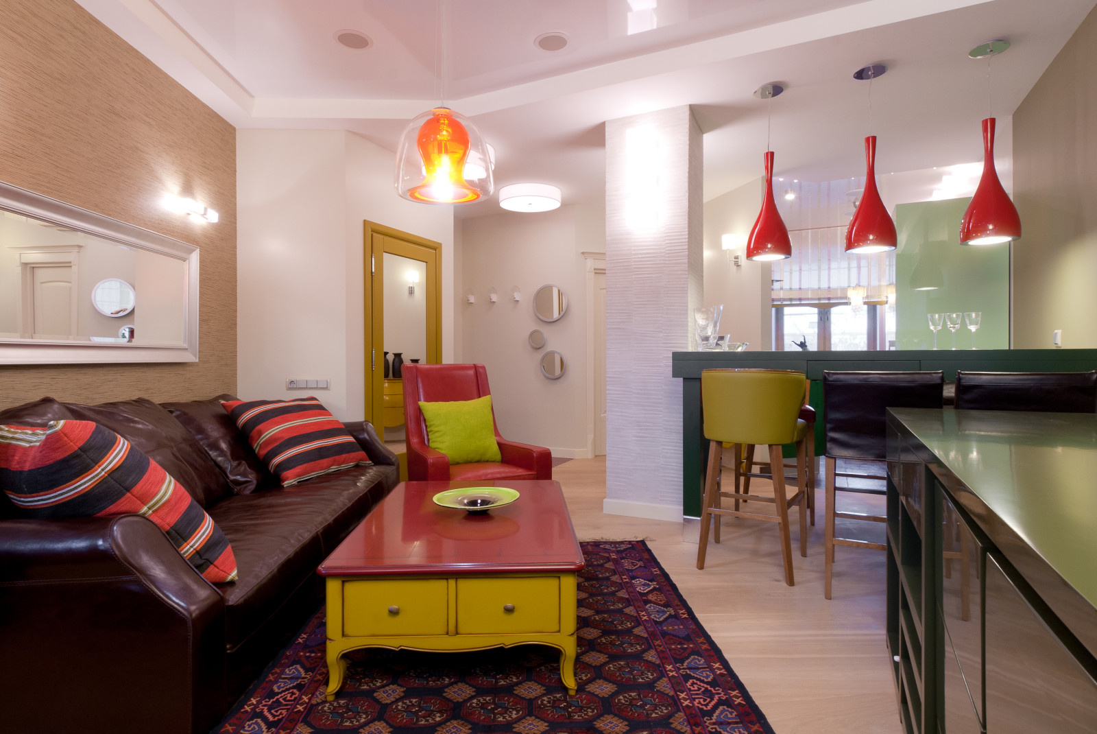 Зона отдыха в гостиной