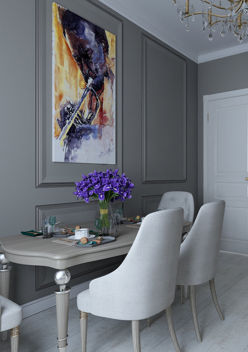 Дизайн Кухни проект 3-х комнатной квартиры