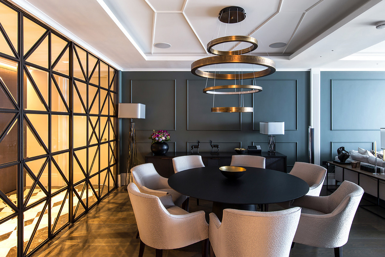 Houzz Британия: Квартира в Лондоне для русских заказчиков