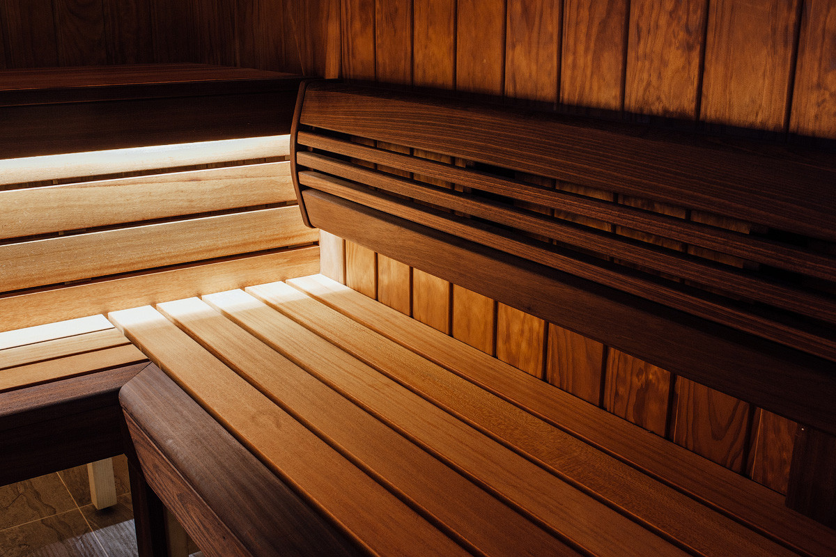 Подсветка в бане.