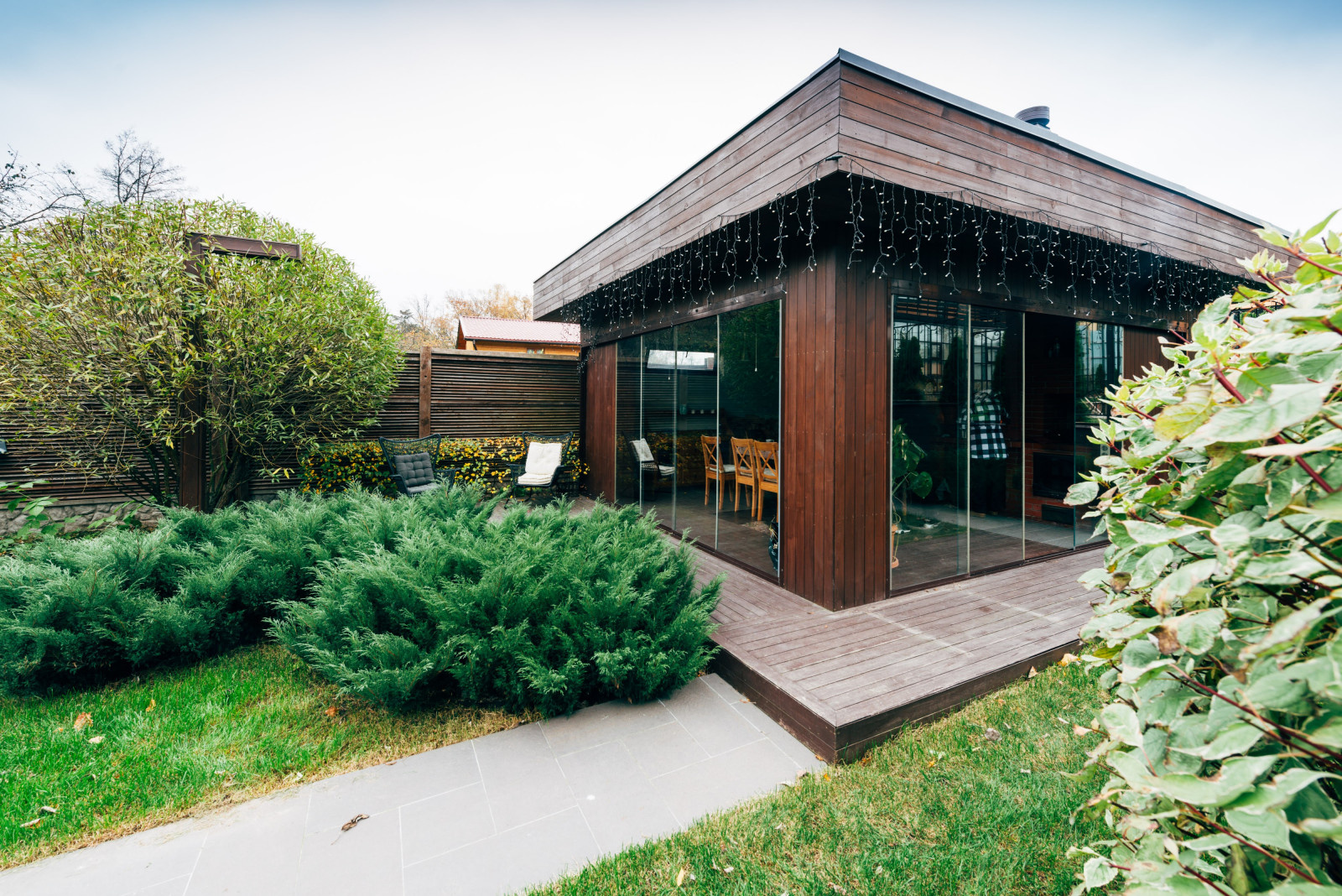 Гостиная в саду