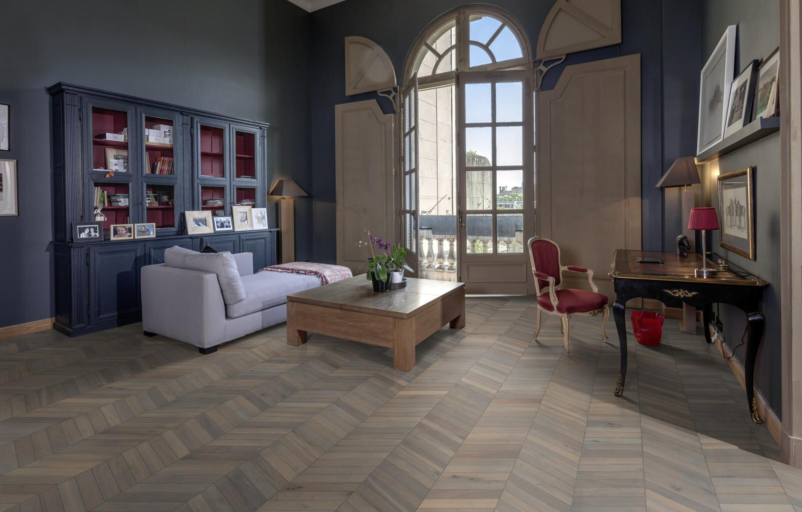 Kahrs ID Chevron Collection Oak Grey Chevron