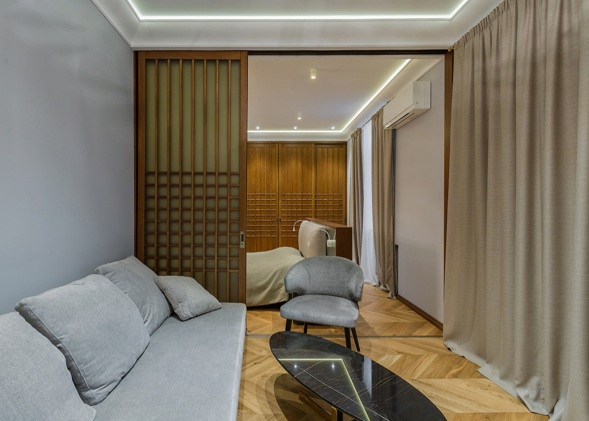 Квартира в статусной московской сталинке от АБ Face Home