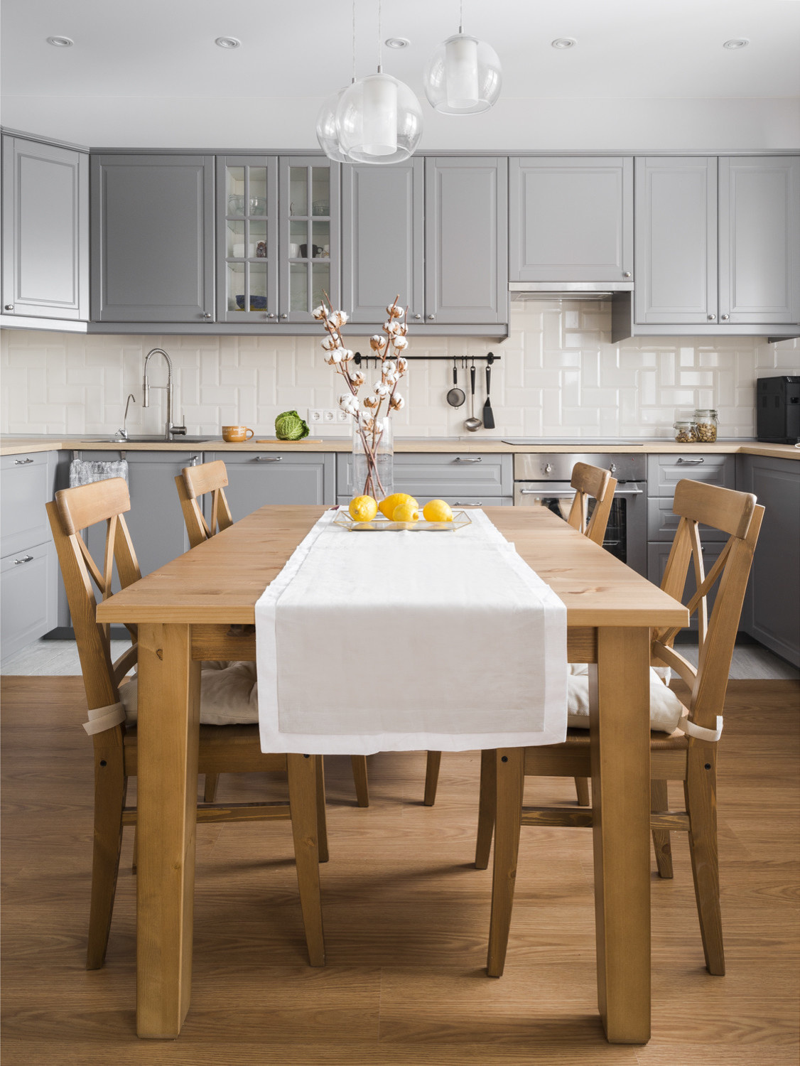 Легкий современный интерьер в ЖК Крылатский