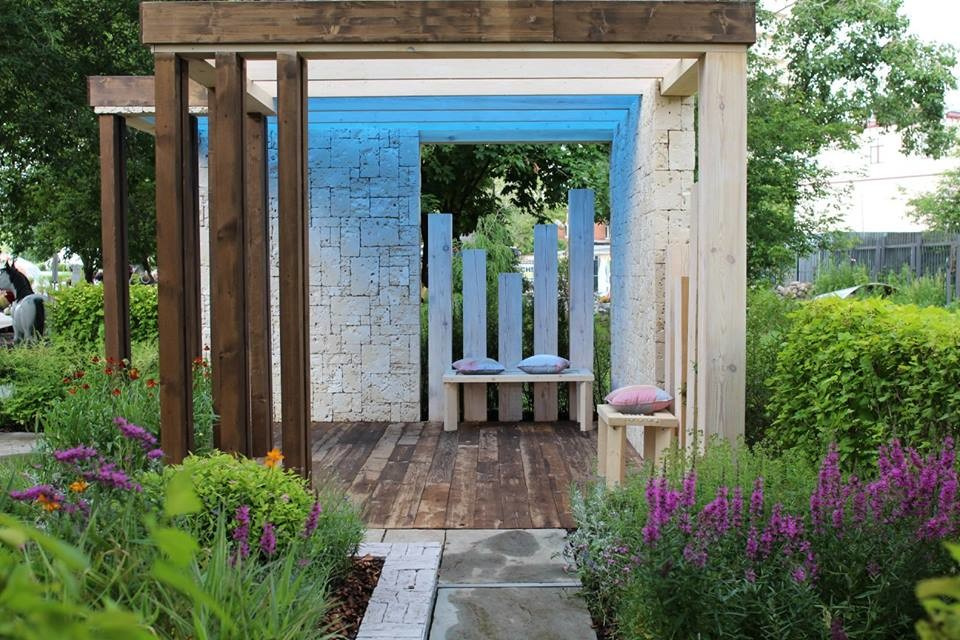 Обложка проекта: Золотая медаль и звание лучший сад международного конкурса "Moscow Flower Show"