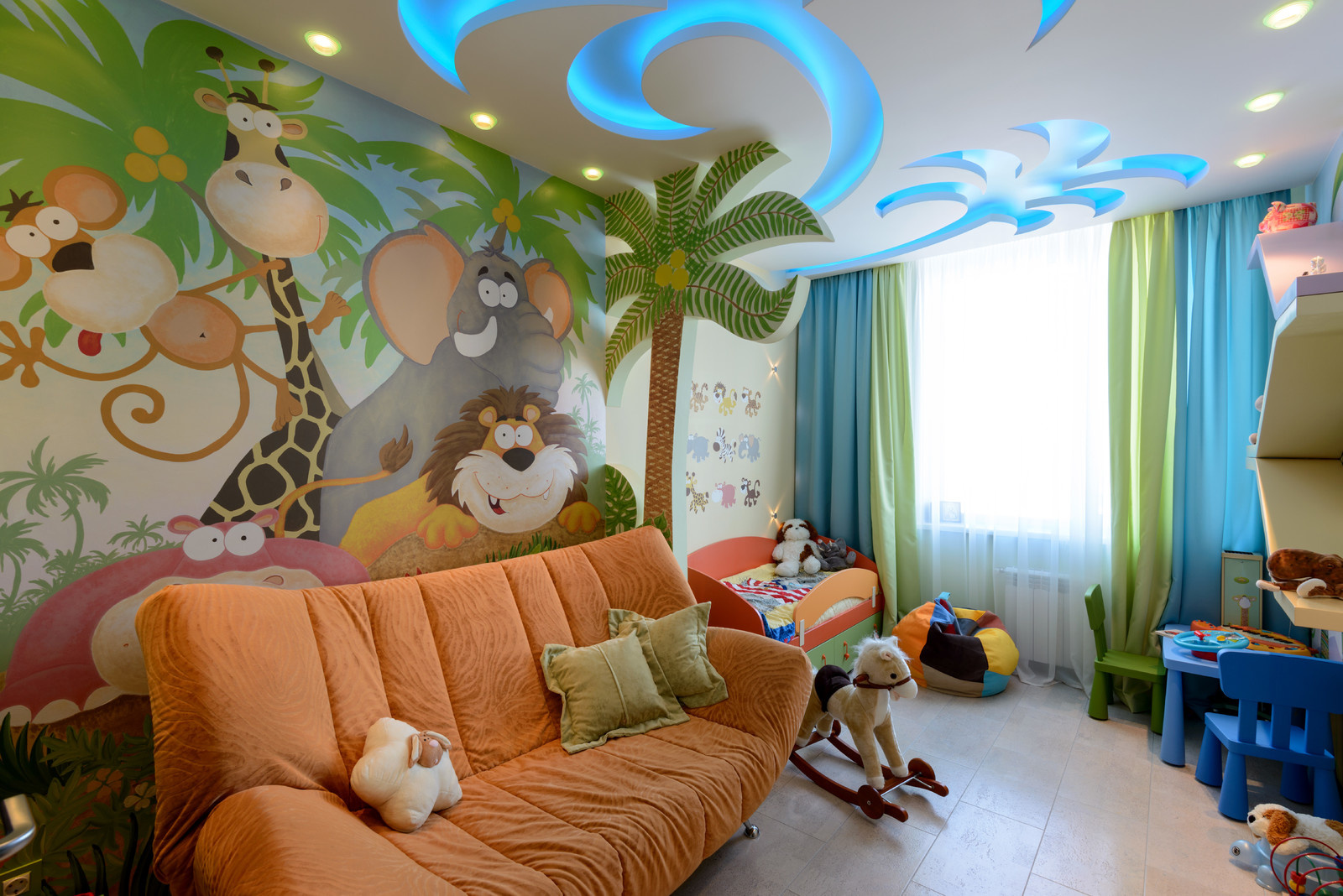 Décoration intérieure d'une salle de séjour