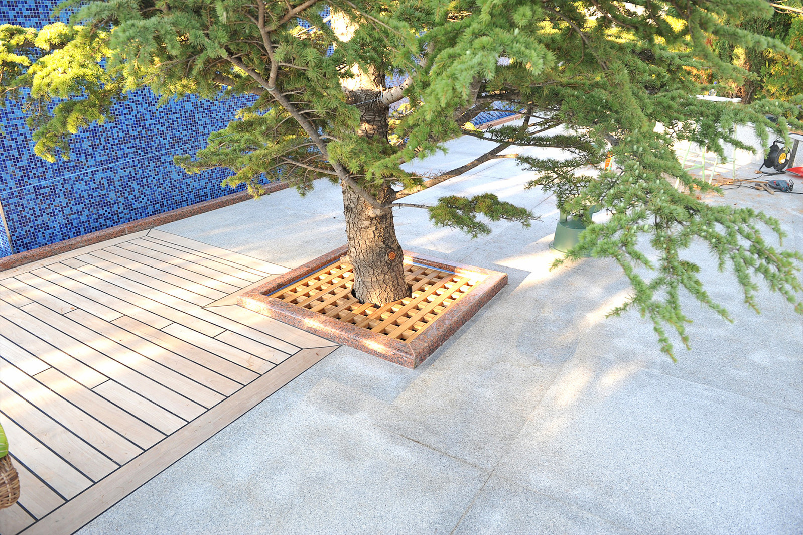 Благоустройство Бассейной зоны проект бассейна в "Вязовой роще" 2012г.