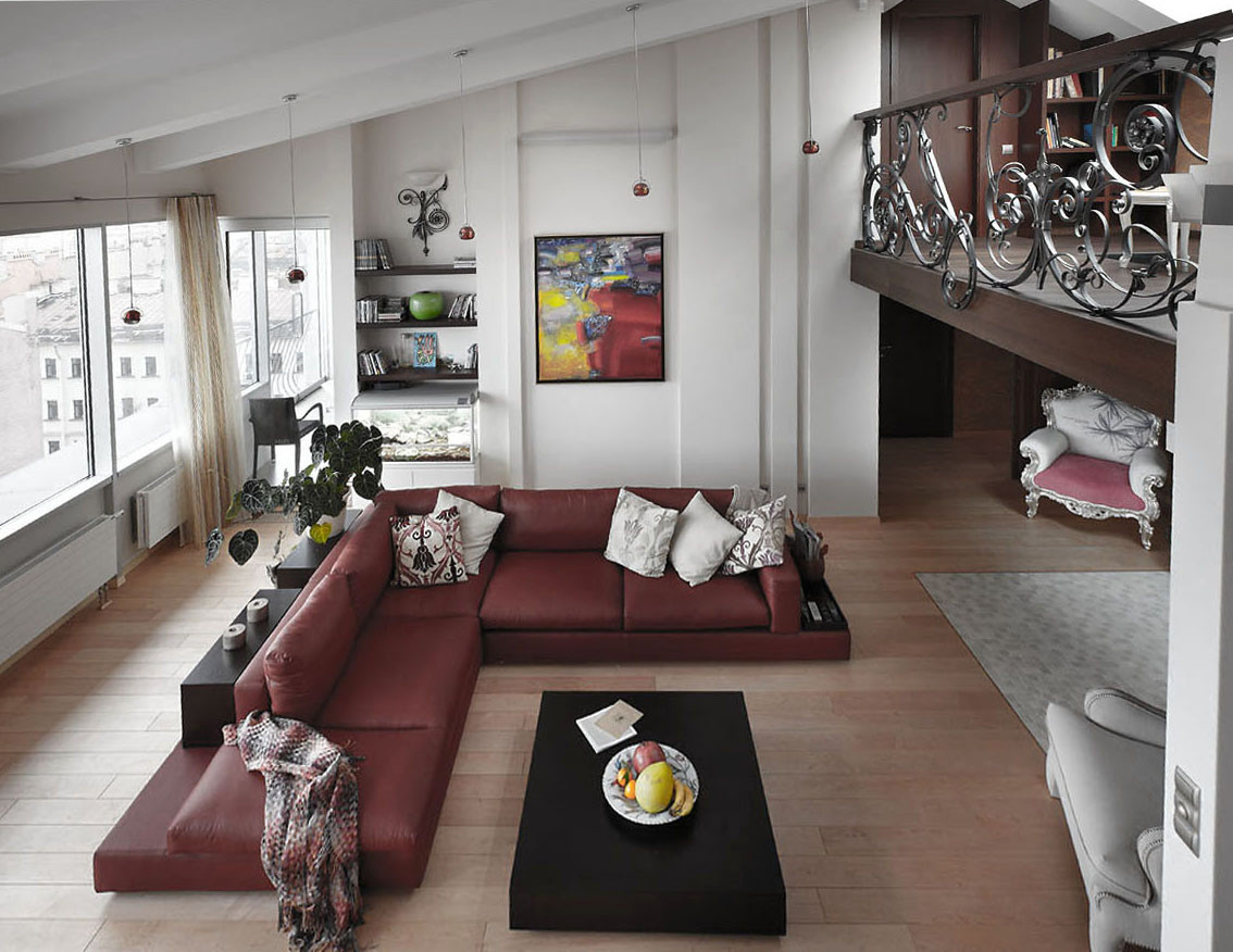 модерн с вкраплениями необорокко