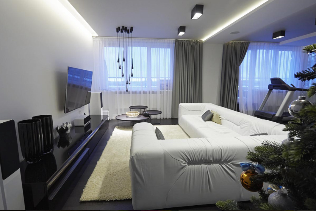 Меблировка частной квартиры по проекту студии Акименкова