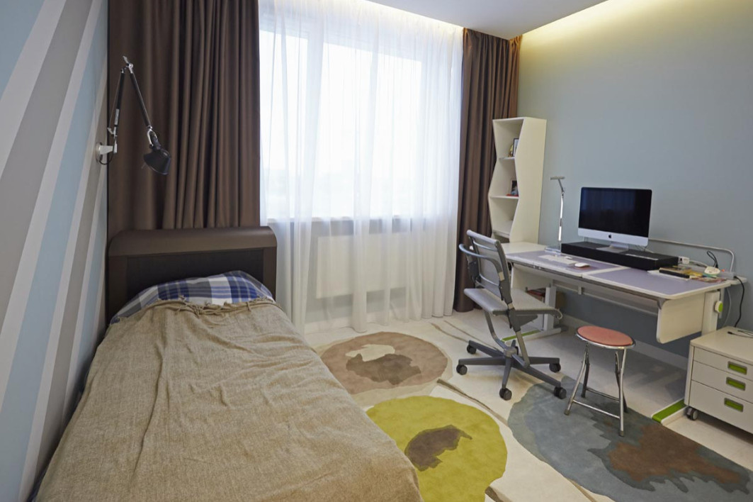 Меблировка частной квартиры по проекту студии Акименкова