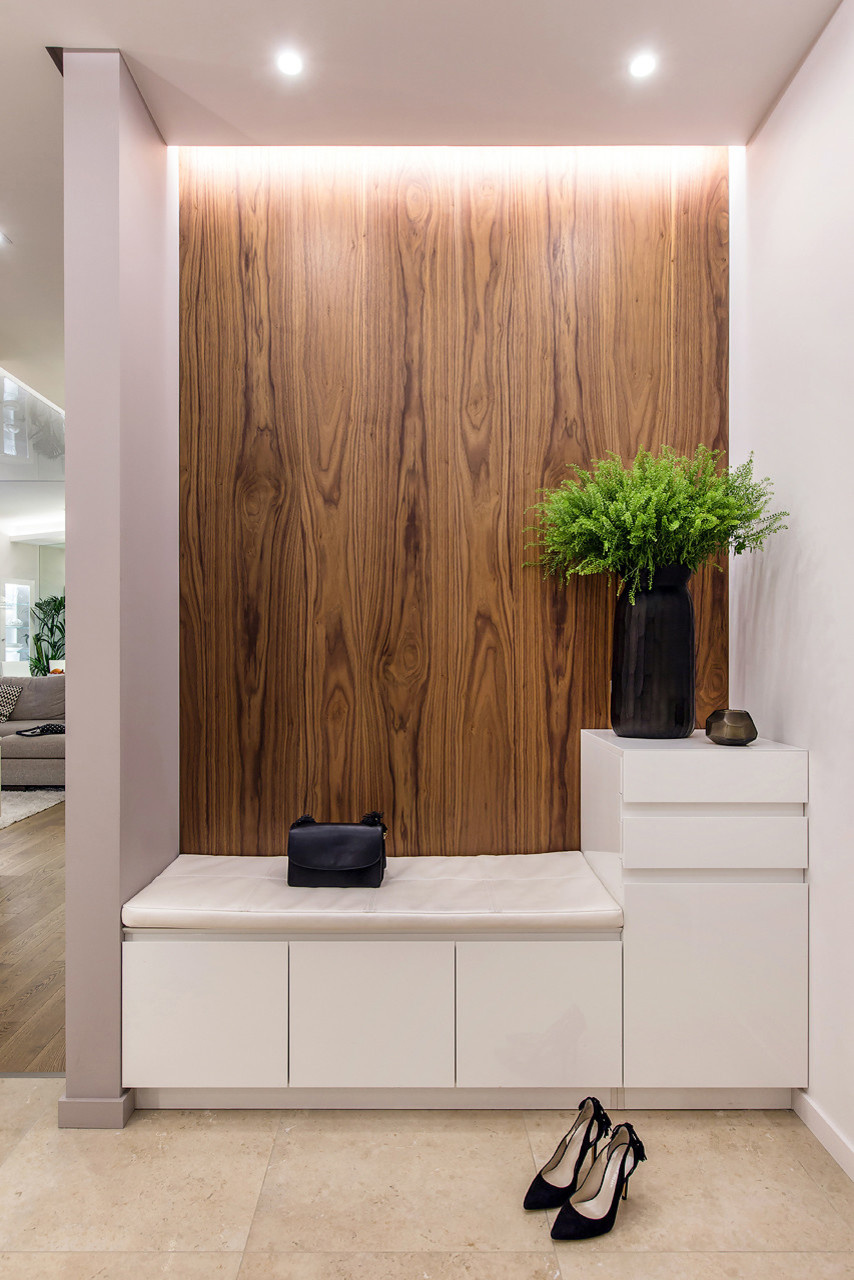 Природный дизайн - квартира в современном стиле в ЖК Мичуринский