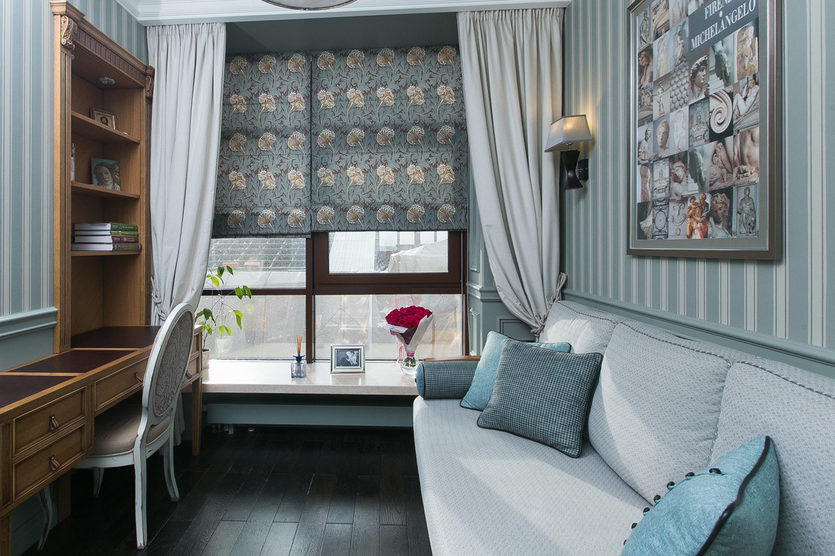 «Лёгкое обаяние буржуазии» дизайн-проект и декорирование квартиры