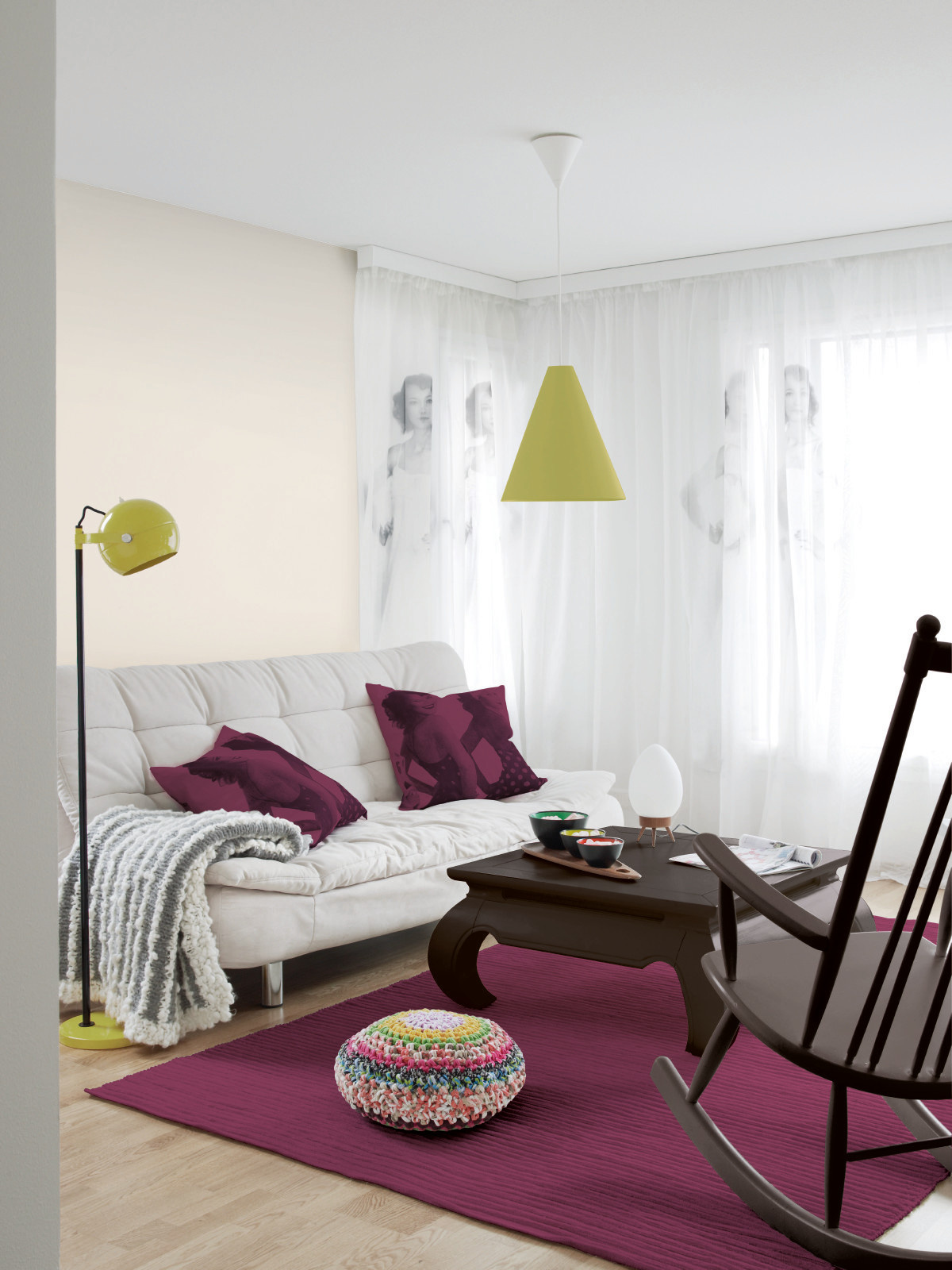 Краски Tikkurila в гостиных