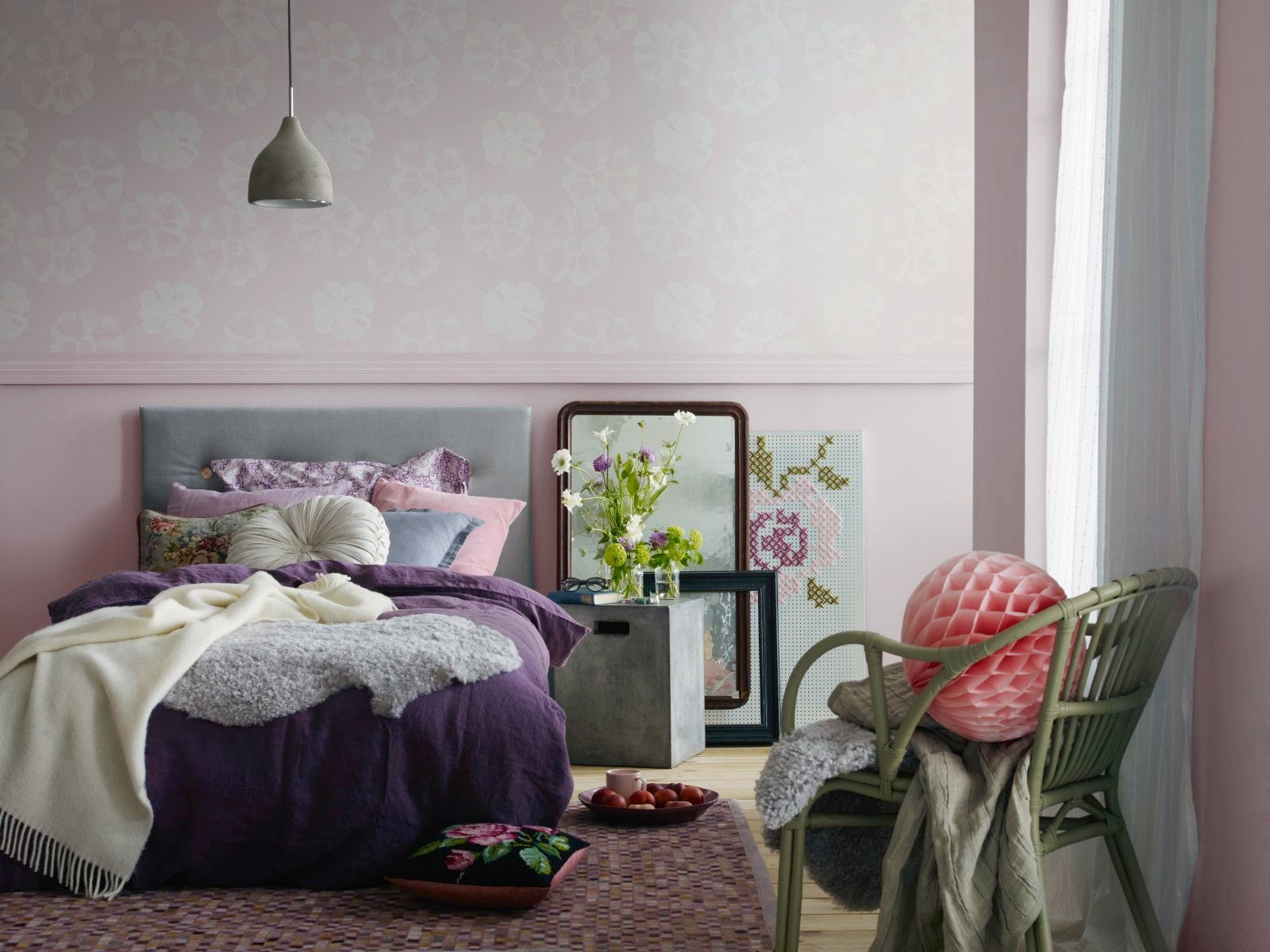 Краски Tikkurila в спальнях