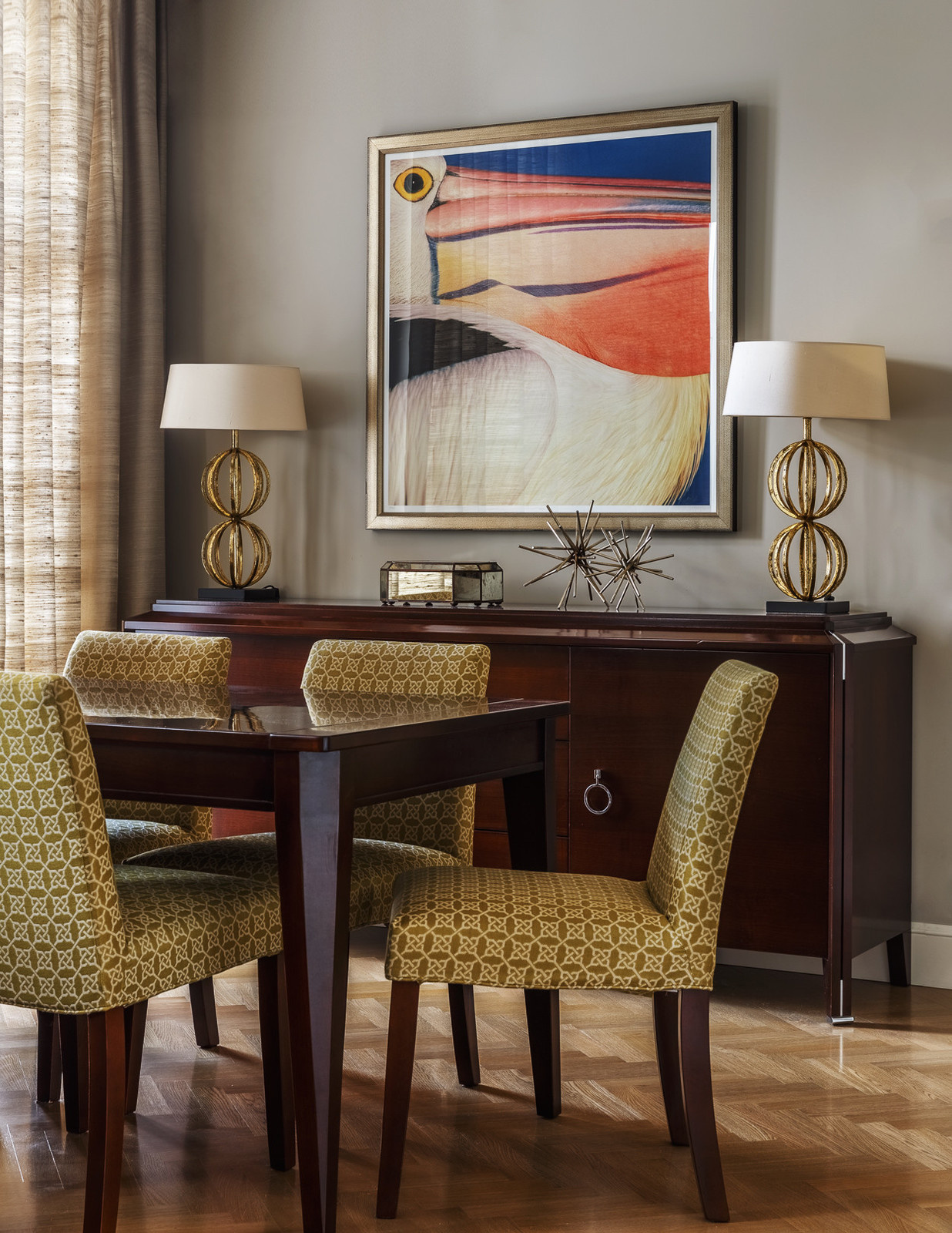 Декорирование интерьера квартиры в Оболенском переулке