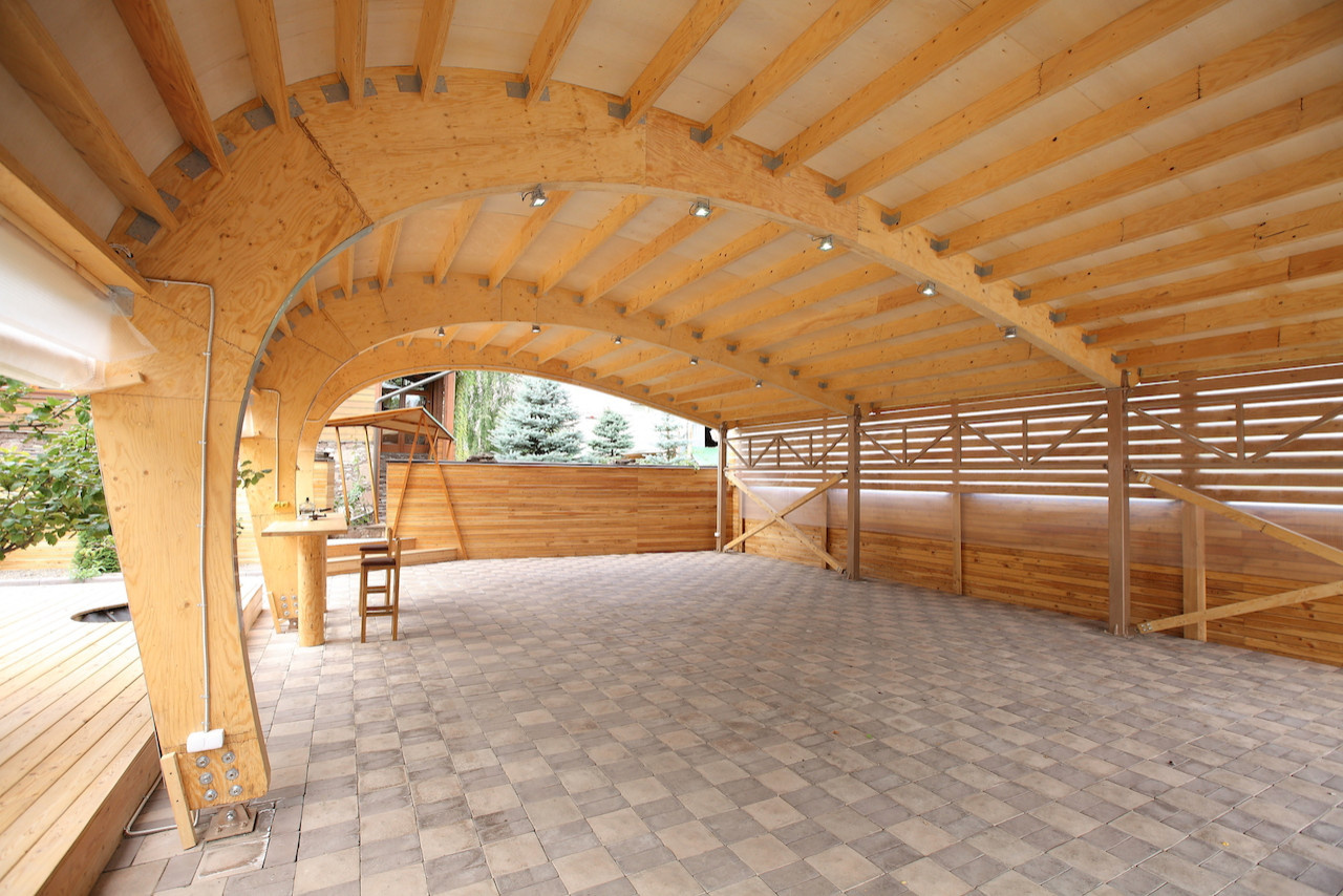 Не обычная архитектура Красноярска - дом на берегу Енисея