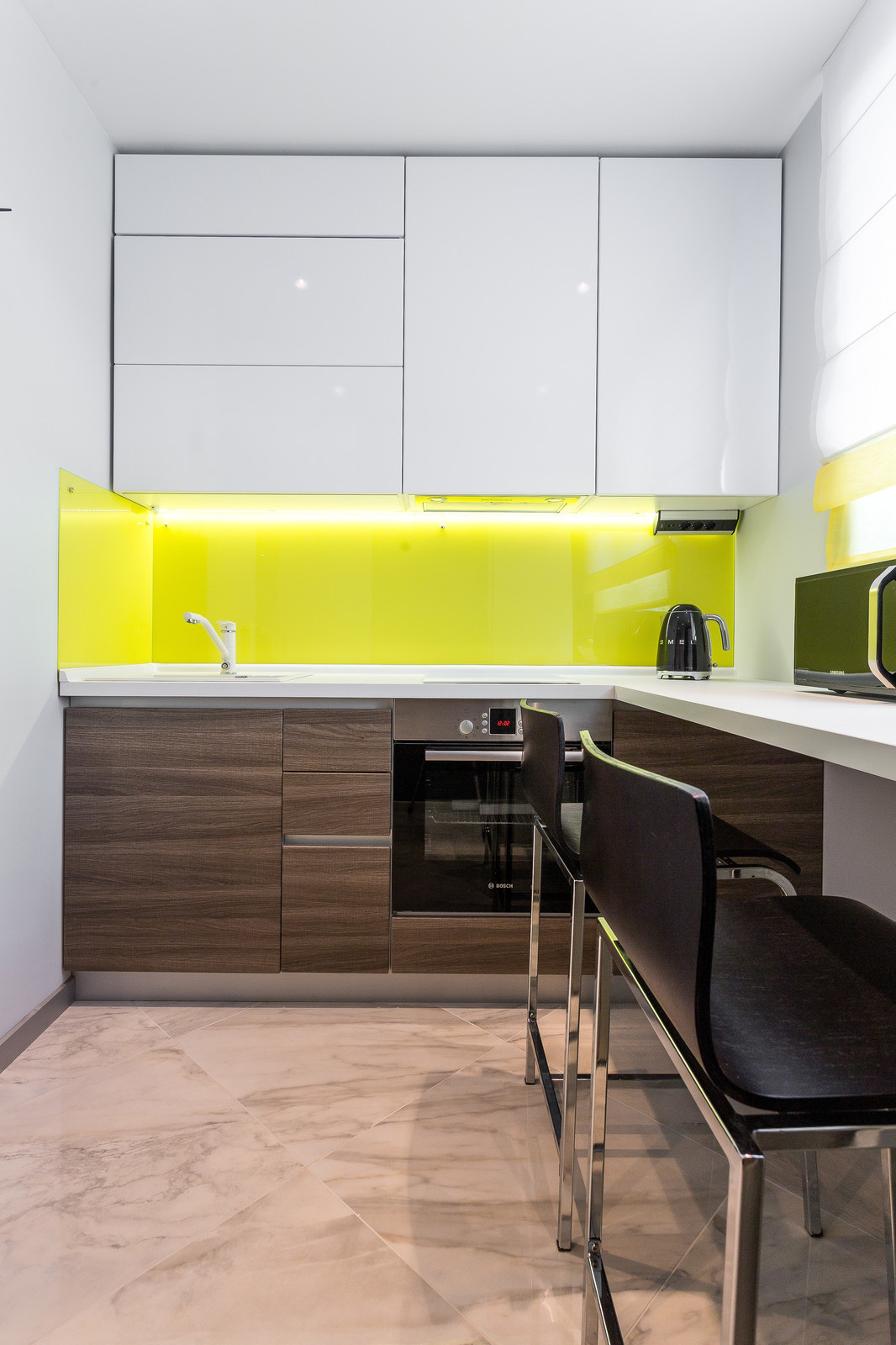 Реализованный проект "Желтое на сером"