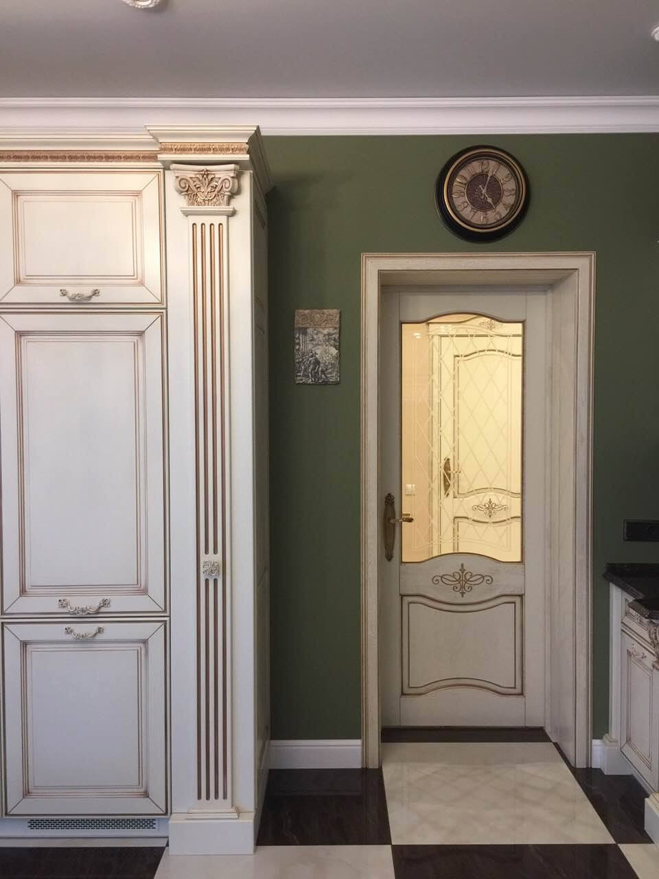 Oak Door with Glass
