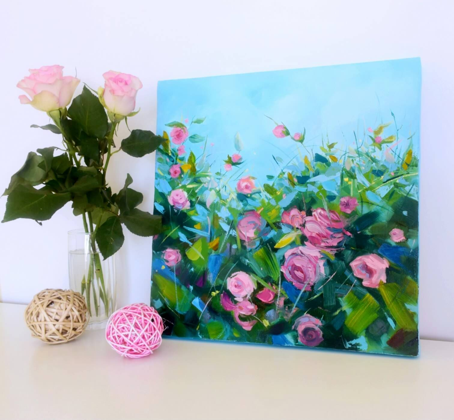 Картина маслом «Rose garden»