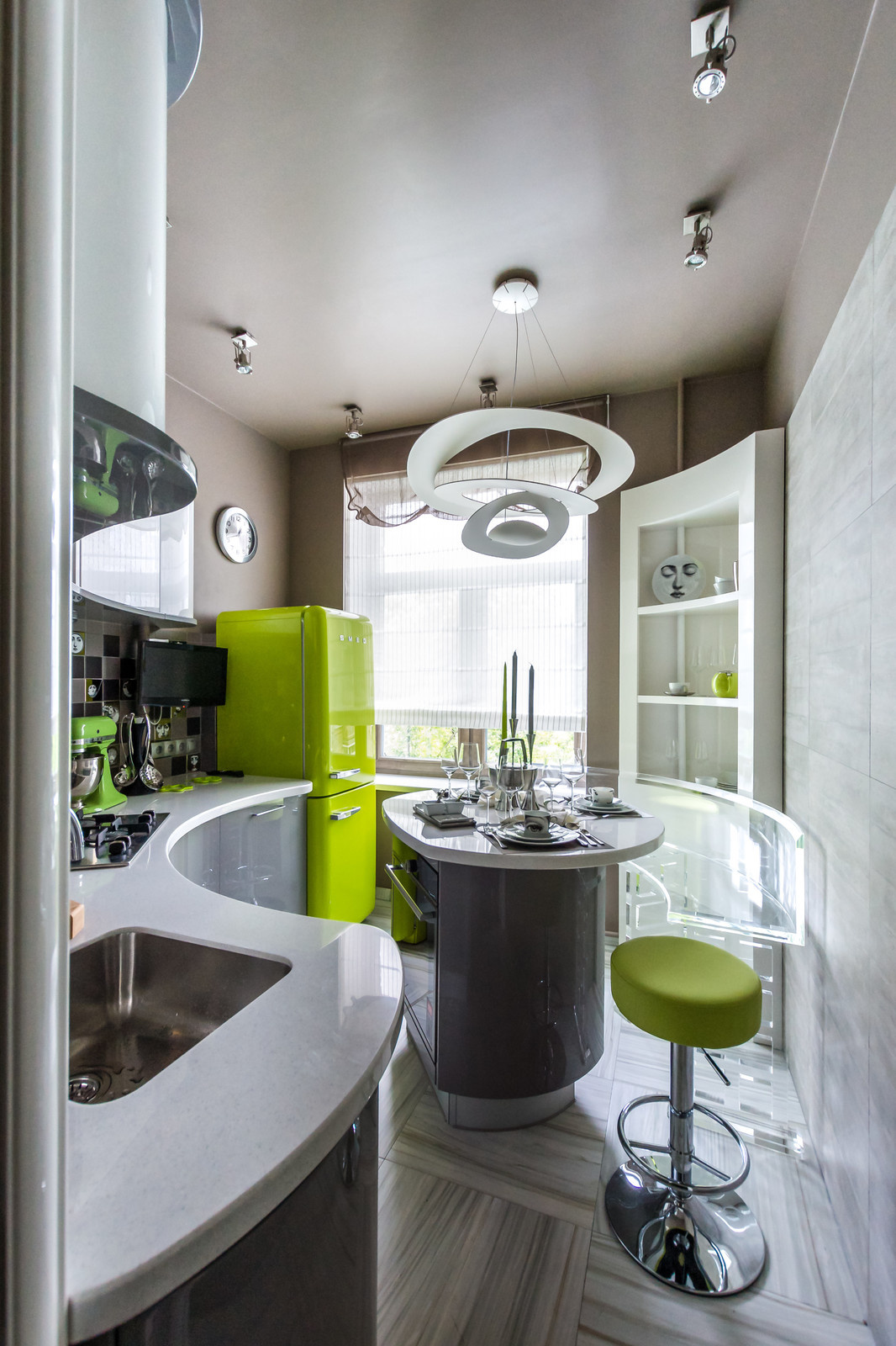 Проект "Женская кухня с мужским характером" для программы Квартирный Вопрос.НТВ