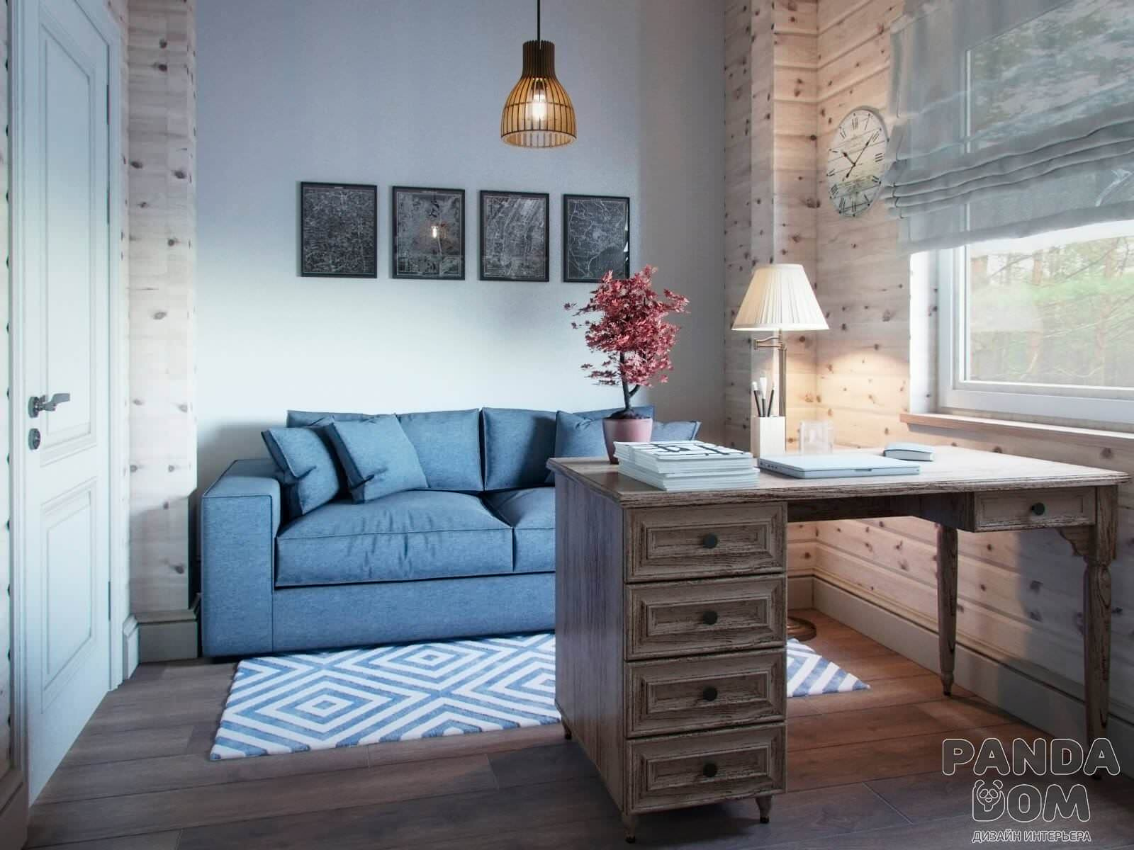 Деревянный дом в стиле кантри